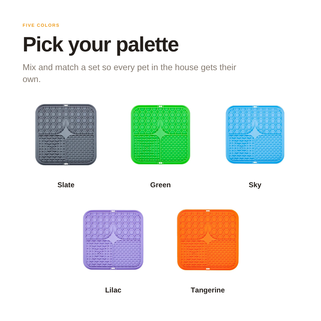 Suction Lick Mat for Dogs — Bath Time & Grooming Distraction Pad
